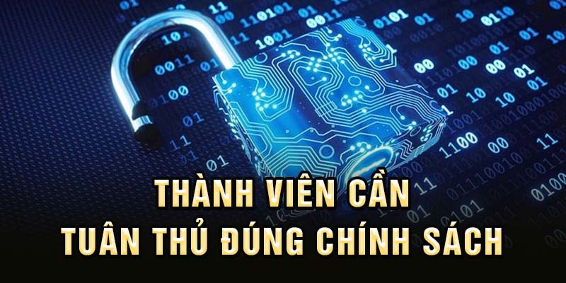 Thành viên cần tuân thủ theo đúng chính sách bảo mật